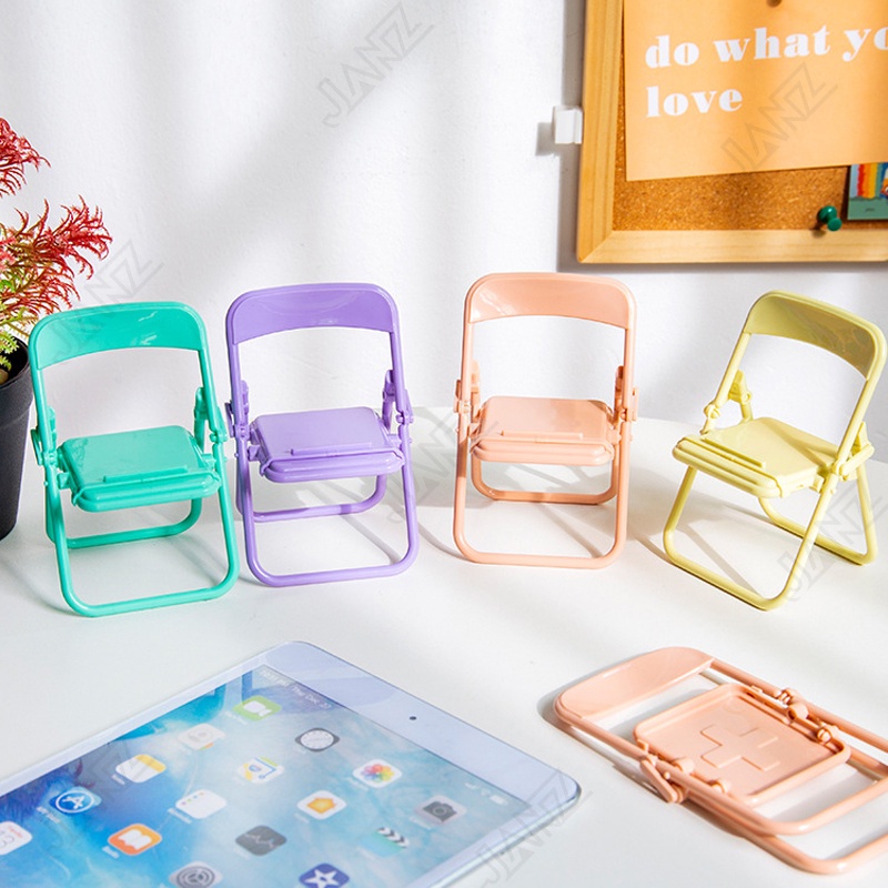 Kệ Giá đỡ điện thoại hình ghế xếp nhiều màu