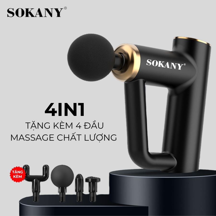 Máy Massage Cầm tay 4 Đầu SOKANY/ ALIZZ 13897