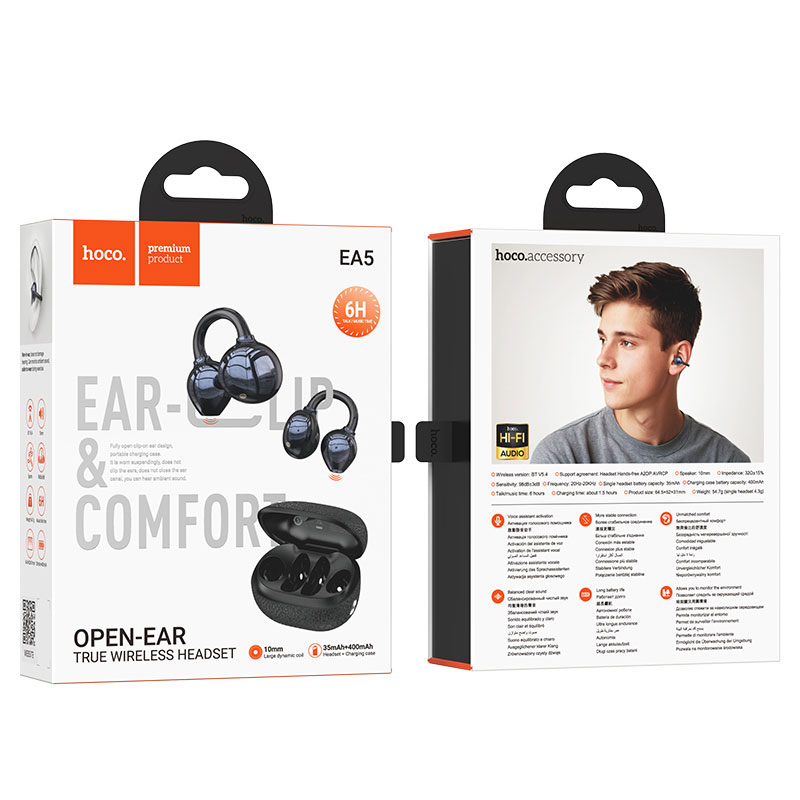 Tai nghe bluetooth Hoco EA5 dạng kẹp (6H)
