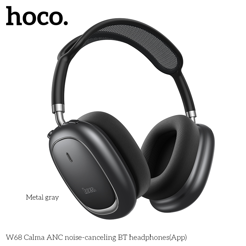 Tai nghe chụp tai bluetooth Hoco W68 ANC (APP)