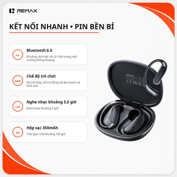 Tai Nghe Bluetooth Remax OWS-17