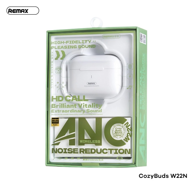 Tai nghe Bluetooth Remax W22N Lynking Series ANC Wireless Stereo Earbuds CozyBuds