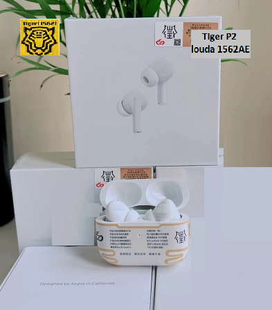 Tai nghe Bluetooth Tiger P2 louda 1562AE Hổ vằn Cao cấp - Trắng