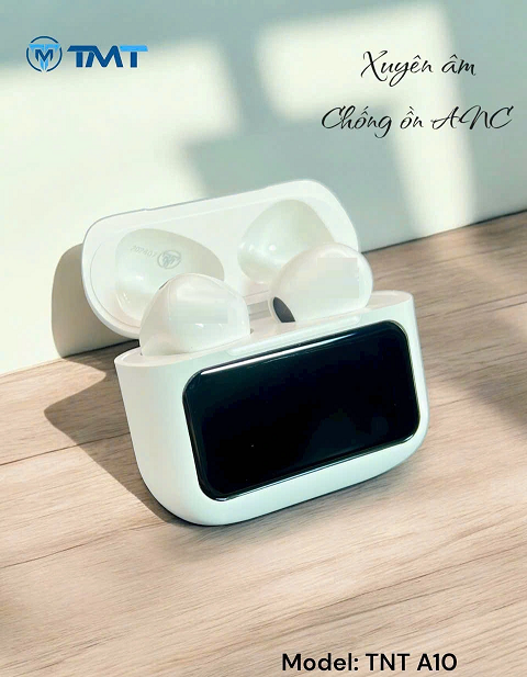 Tai nghe bluetooth TMT A10 Có màn hình LED 2024