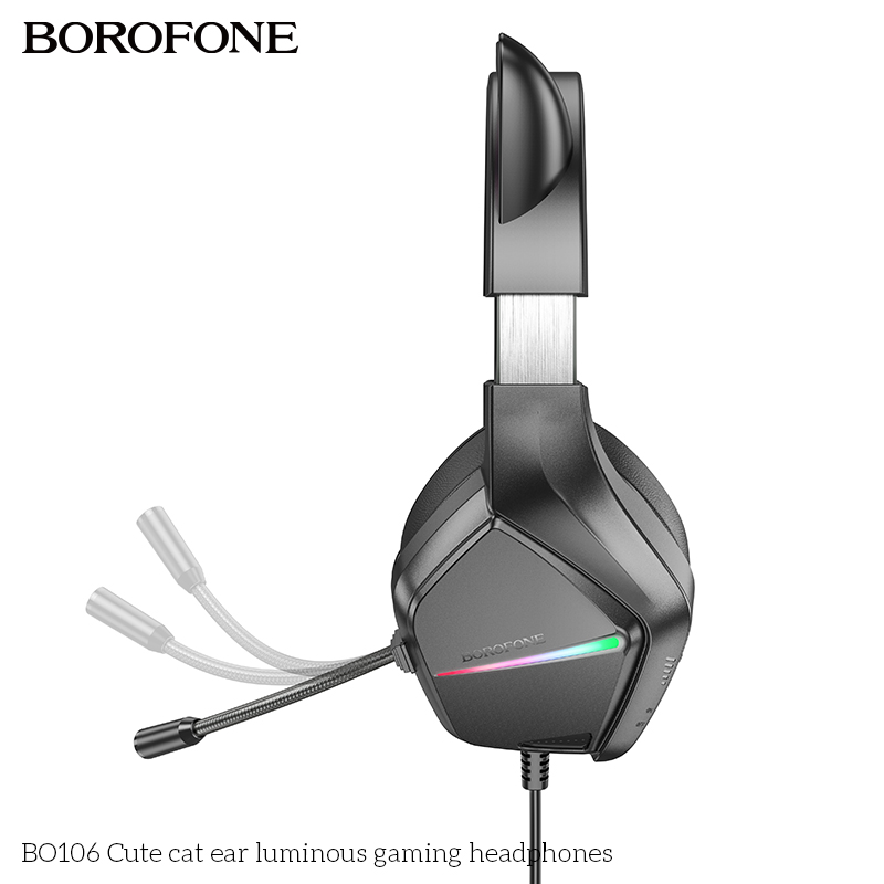Tai nghe chụp Borofone BO106 mèo gaming
