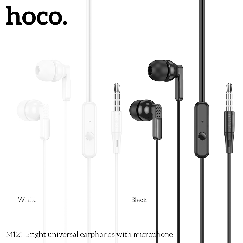 Tai nghe dây đầu tròn Hoco M121