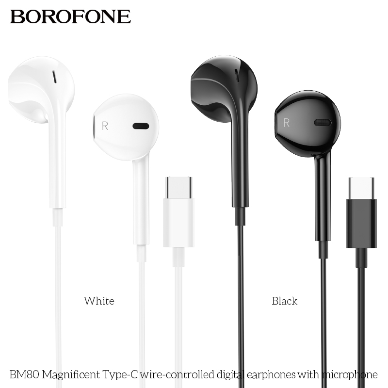 Tai nghe dây đầu TypeC Borofone BM80