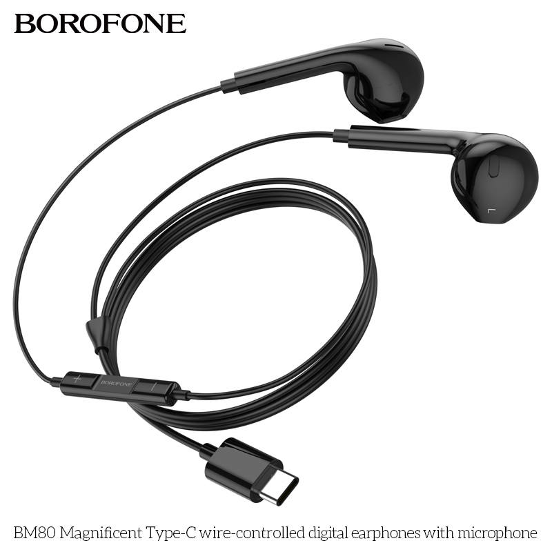 Tai nghe dây đầu TypeC Borofone BM80