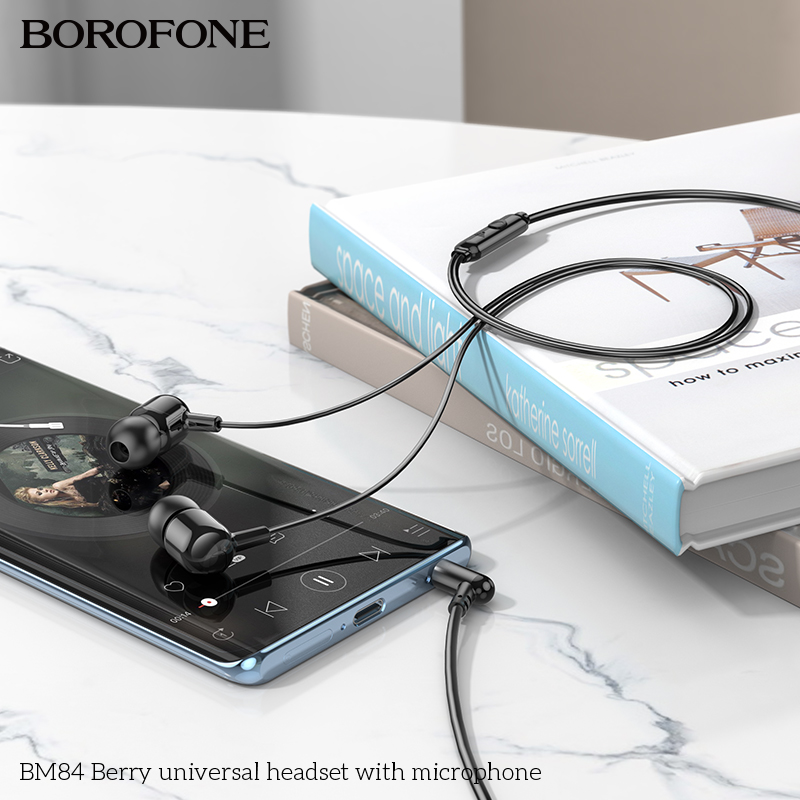 Tai nghe dây đầu tròn Borofone BM84