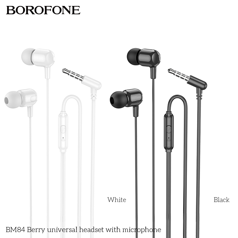 Tai nghe dây đầu tròn Borofone BM84