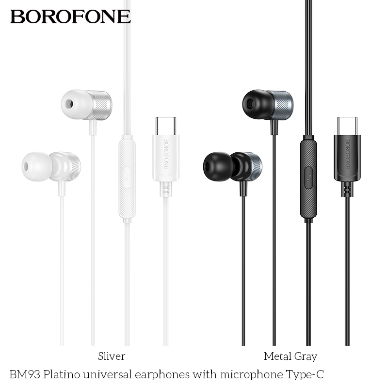 Tai nghe dây đầu TypeC Borofone BM93