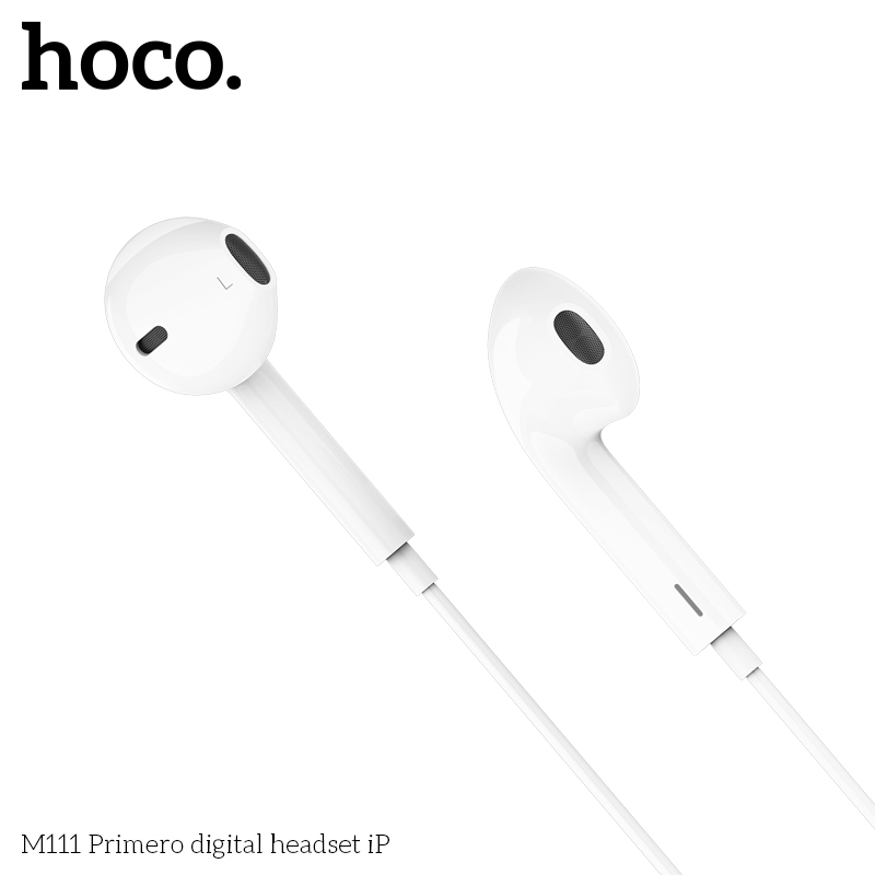 Tai nghe dây đầu Lighting Hoco M111