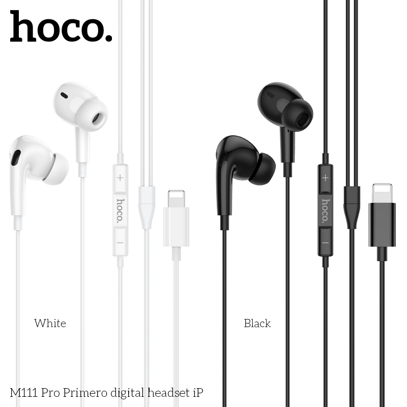 Tai nghe dây đầu Lighting Hoco M111 Pro
