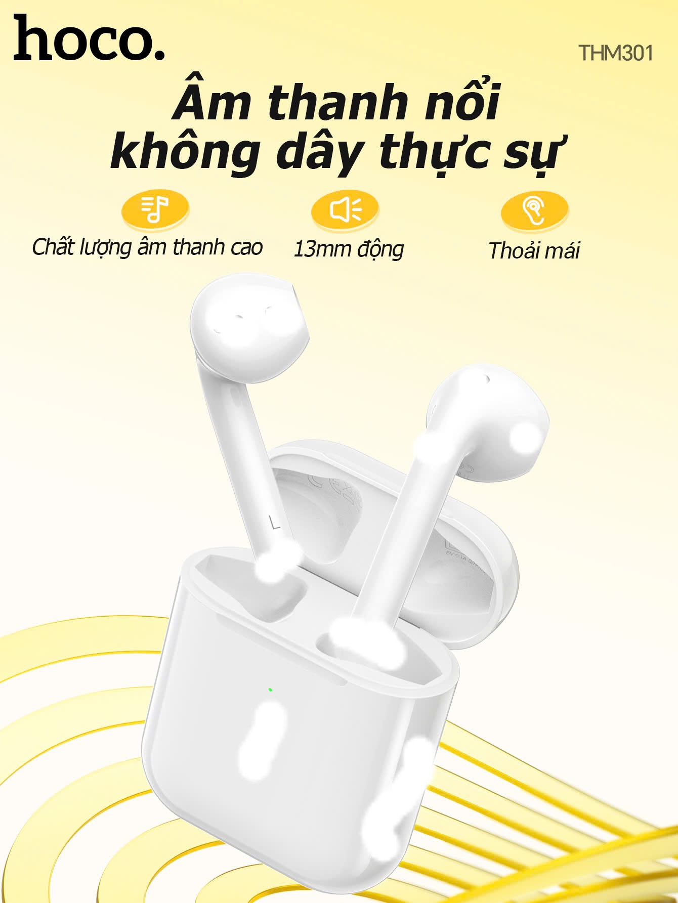 Tai nghe Bluetooth Hoco THM301 7h