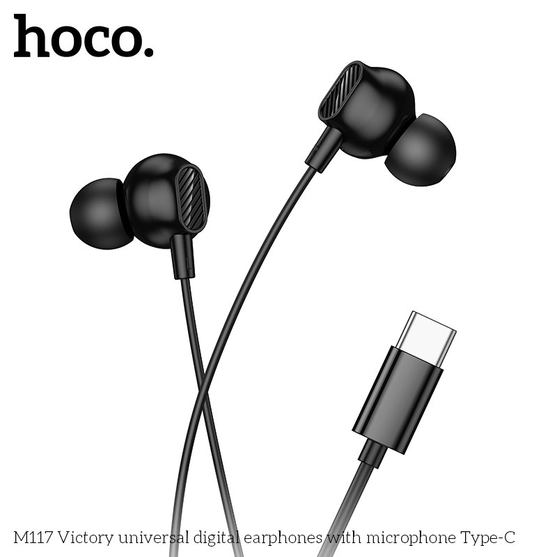 Tai nghe dây đầu typeC Hoco M117