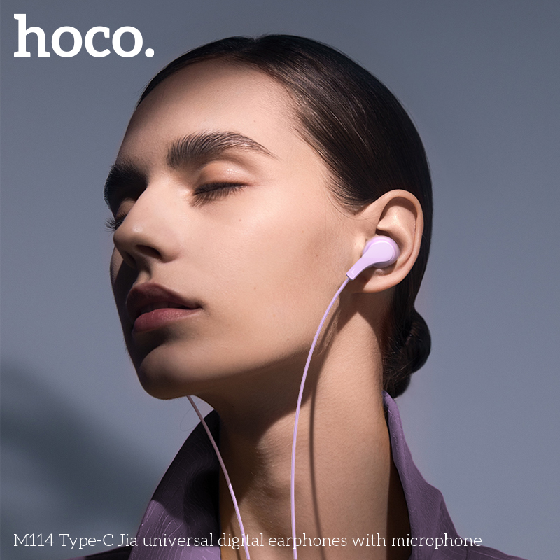 Tai nghe dây đầu typeC Hoco M114