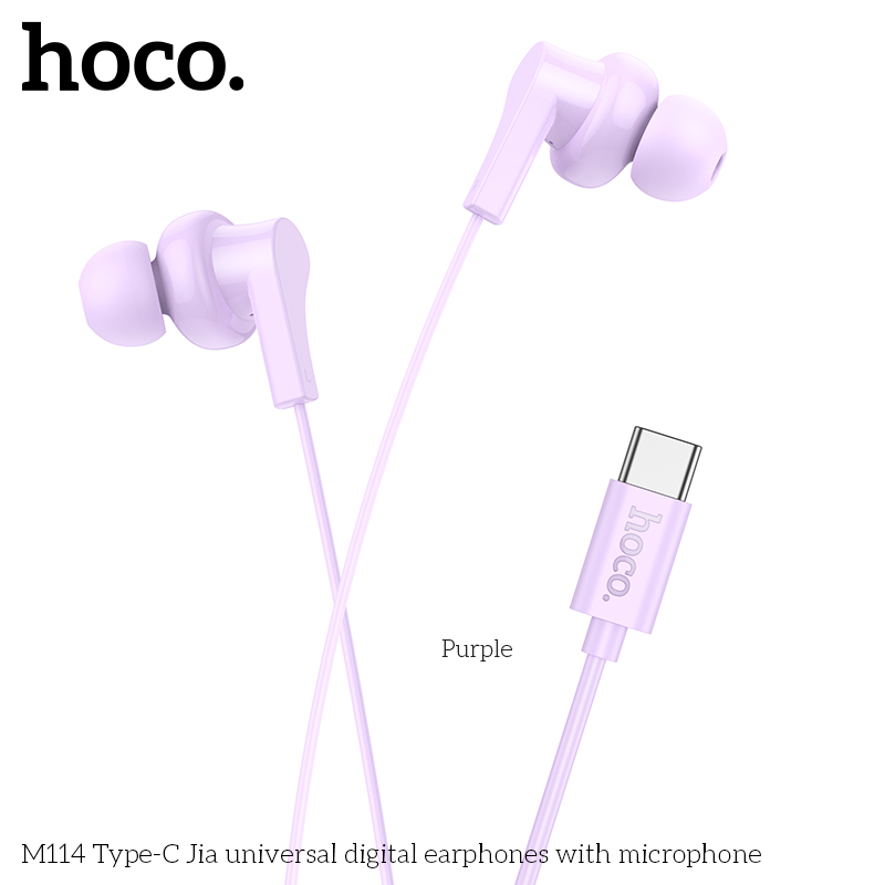 Tai nghe dây đầu typeC Hoco M114