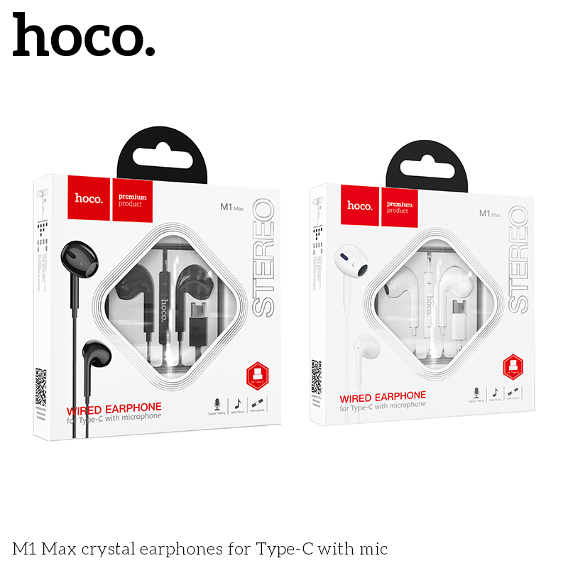 Tai nghe dây Đầu TypeC Hoco M1 max Đầu TypeC