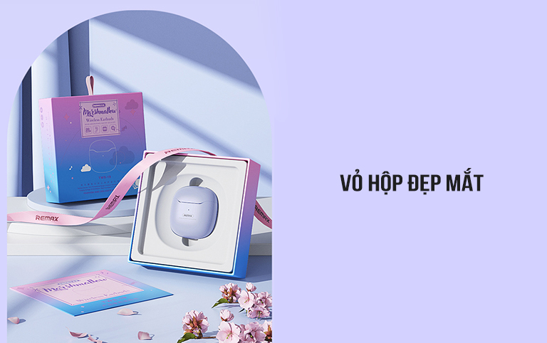 Tai nghe Bluetooth không dây Remax TWS-19 Marshmallow Series True Wireless