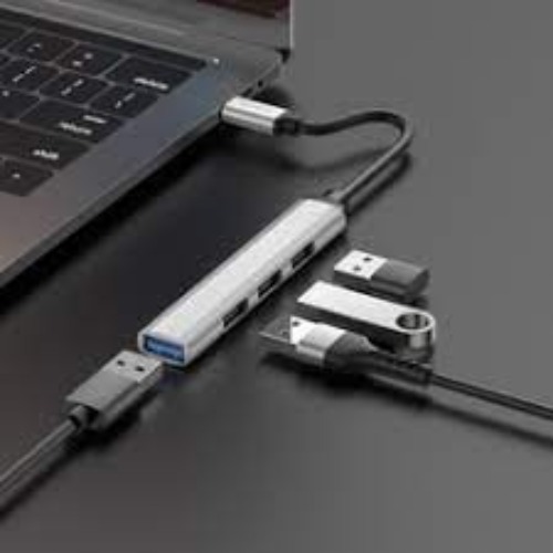 Hub 4 cổng hoco HB26 (TypeC ra USB 3.0 + 3 USB 2.0)