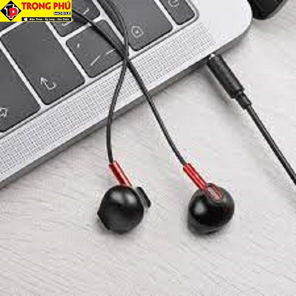 Tai nghe dây Đầu tròn hoco M57