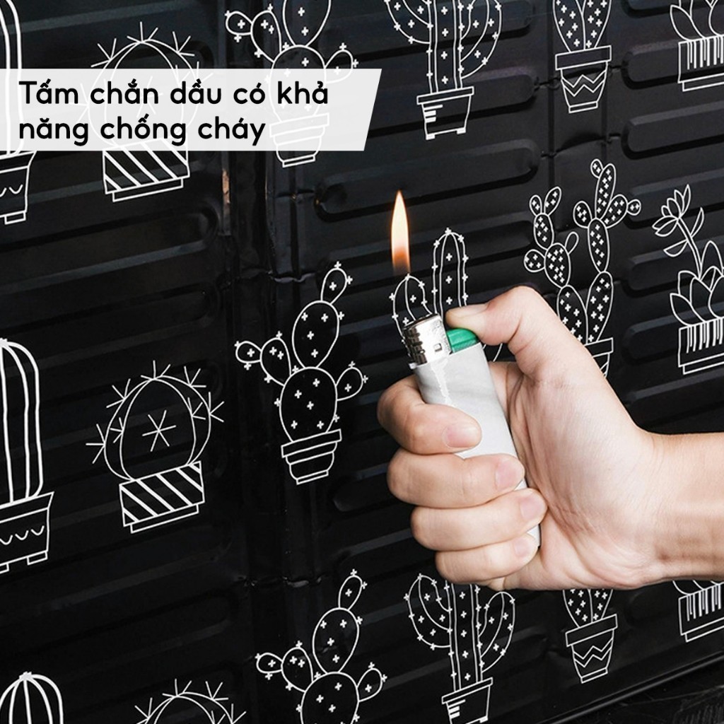 Tấm Chắn Dầu Mỡ Họa Tiết ngẫu nhiên/inbox