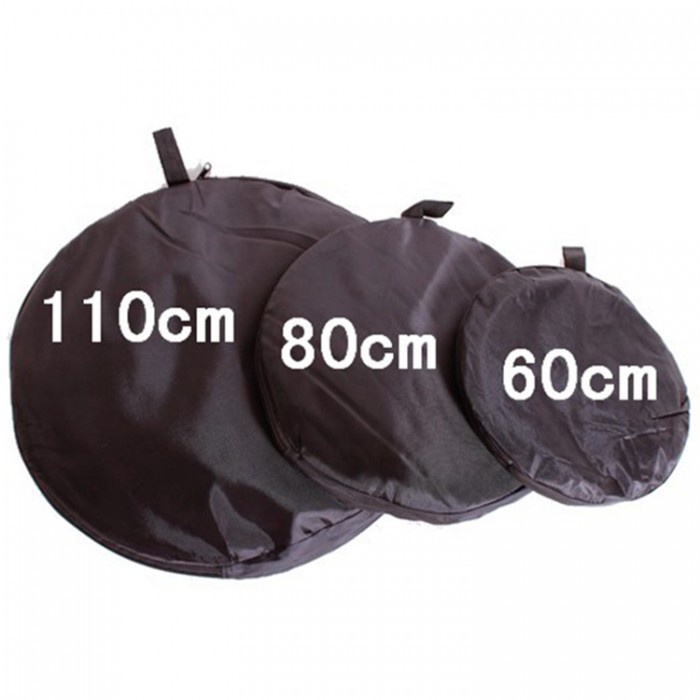 Tấm/ Miếng Hắt Sáng 2in1 Tròn Chụp Ảnh Chuyên 60cm