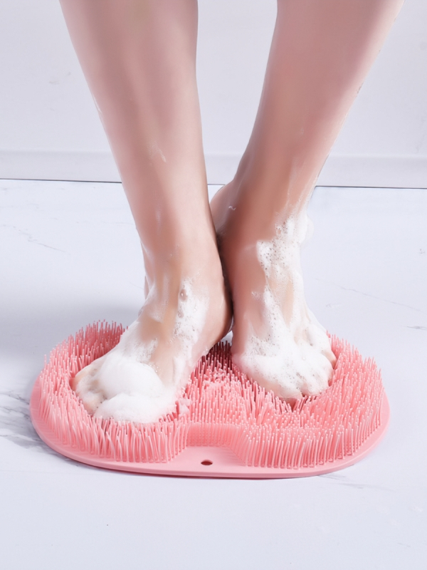 Tấm Thảm Silicon Chà Lưng Massage Chân, Chà Chân màu inbox / ngẫu nhiên