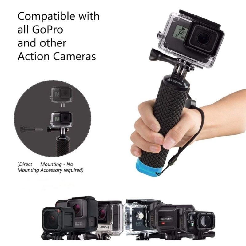 Gậy Tay Cầm Phao Nổi Gậy Selfie Dưới Nước Cho GoPro, camera thể thao