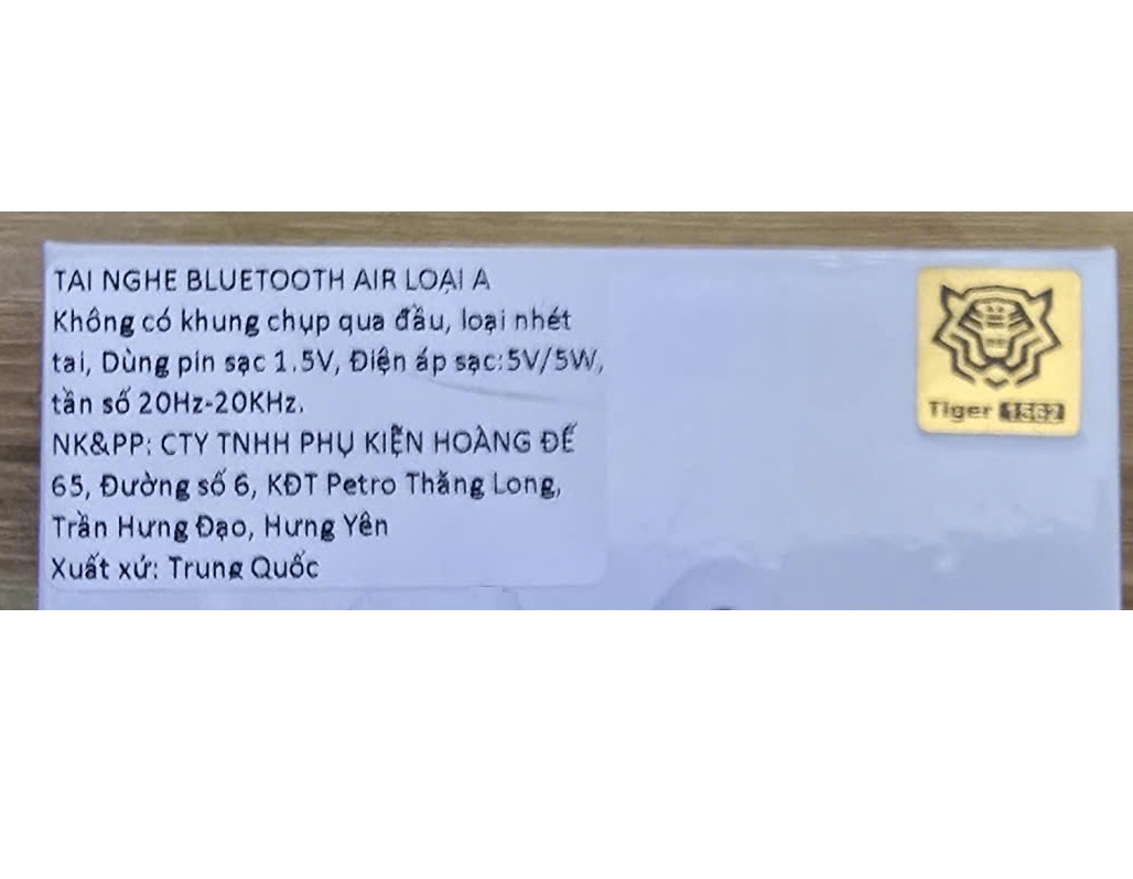 Tai nghe Bluetooth Tiger AirPro3 Hổ vằn louda 8h xịn