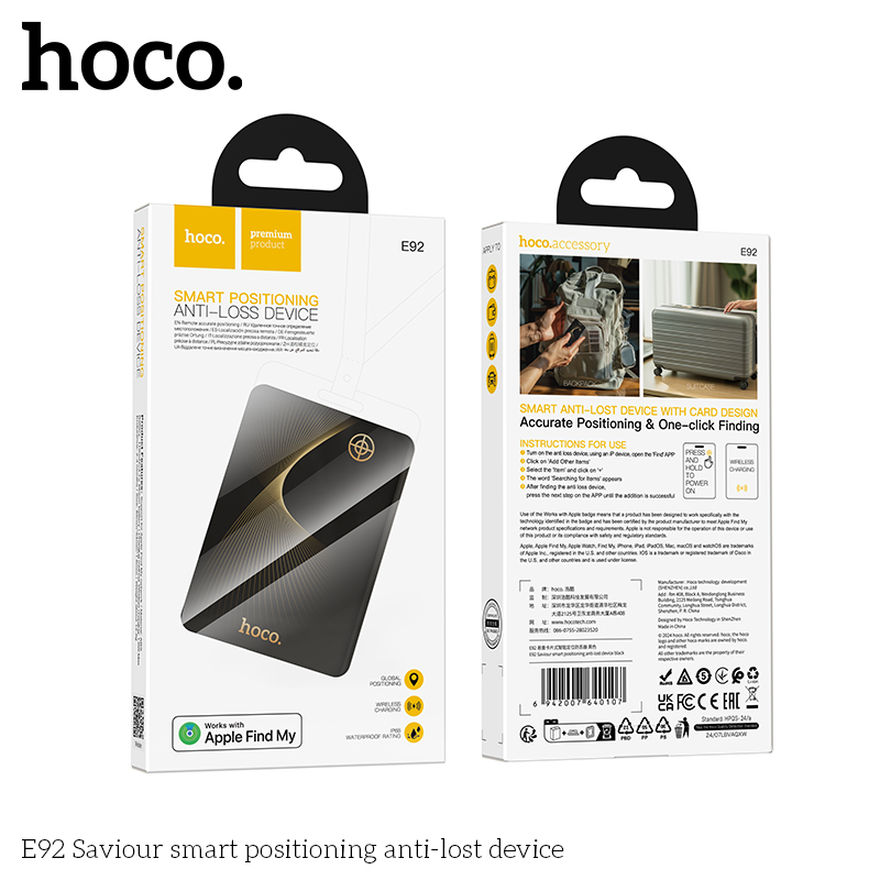 Thiết bị Định vị chống thất lạc Hoco E92