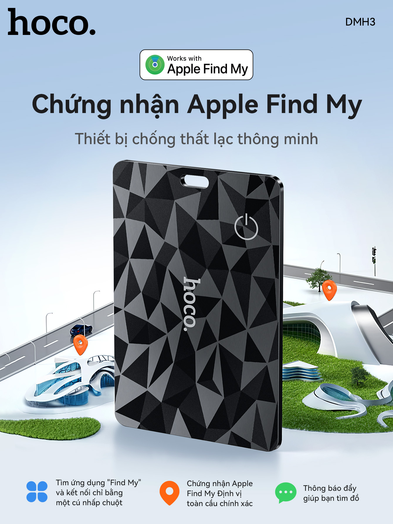 Thiết bị định vị Hoco DMH3