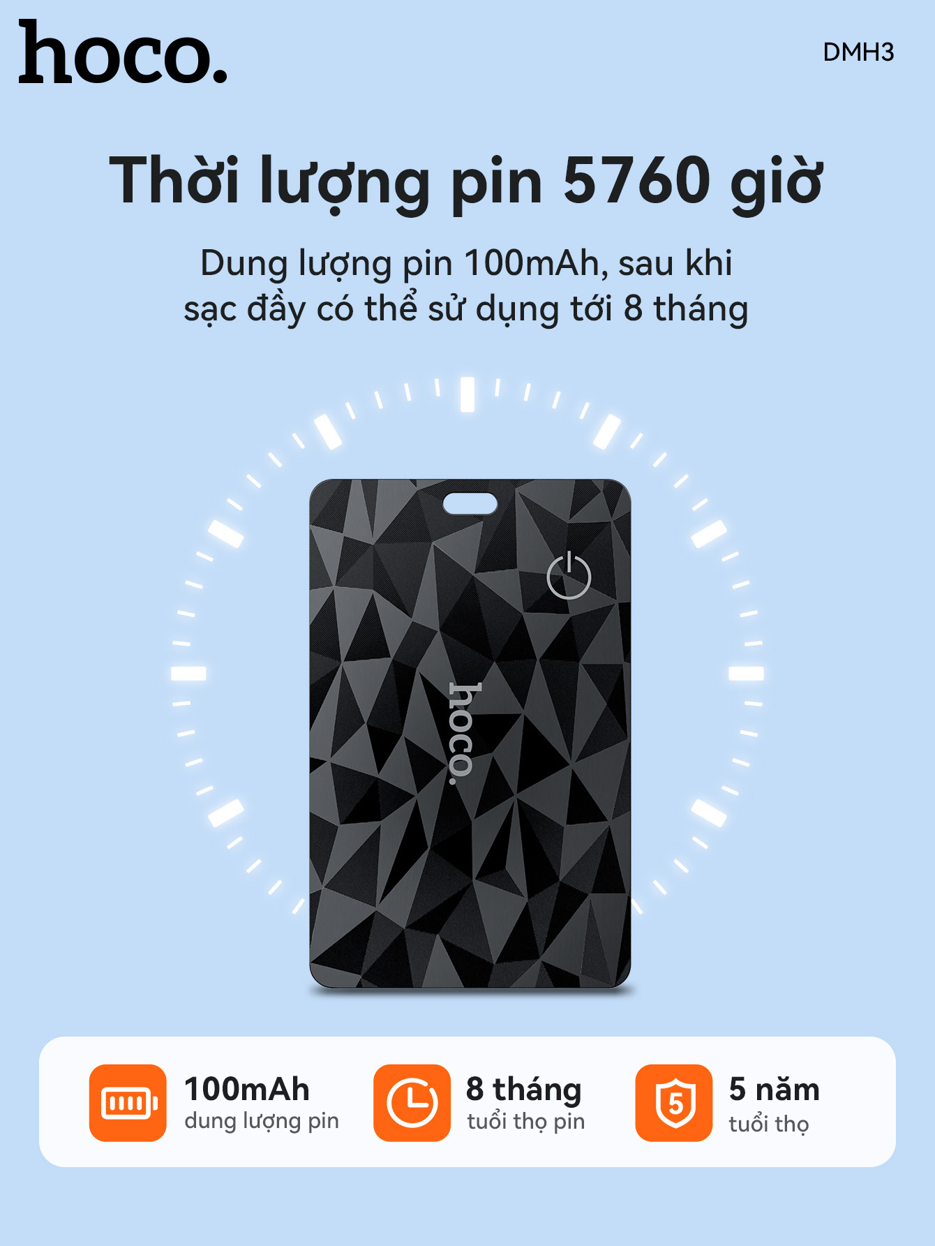 Thiết bị định vị Hoco DMH3