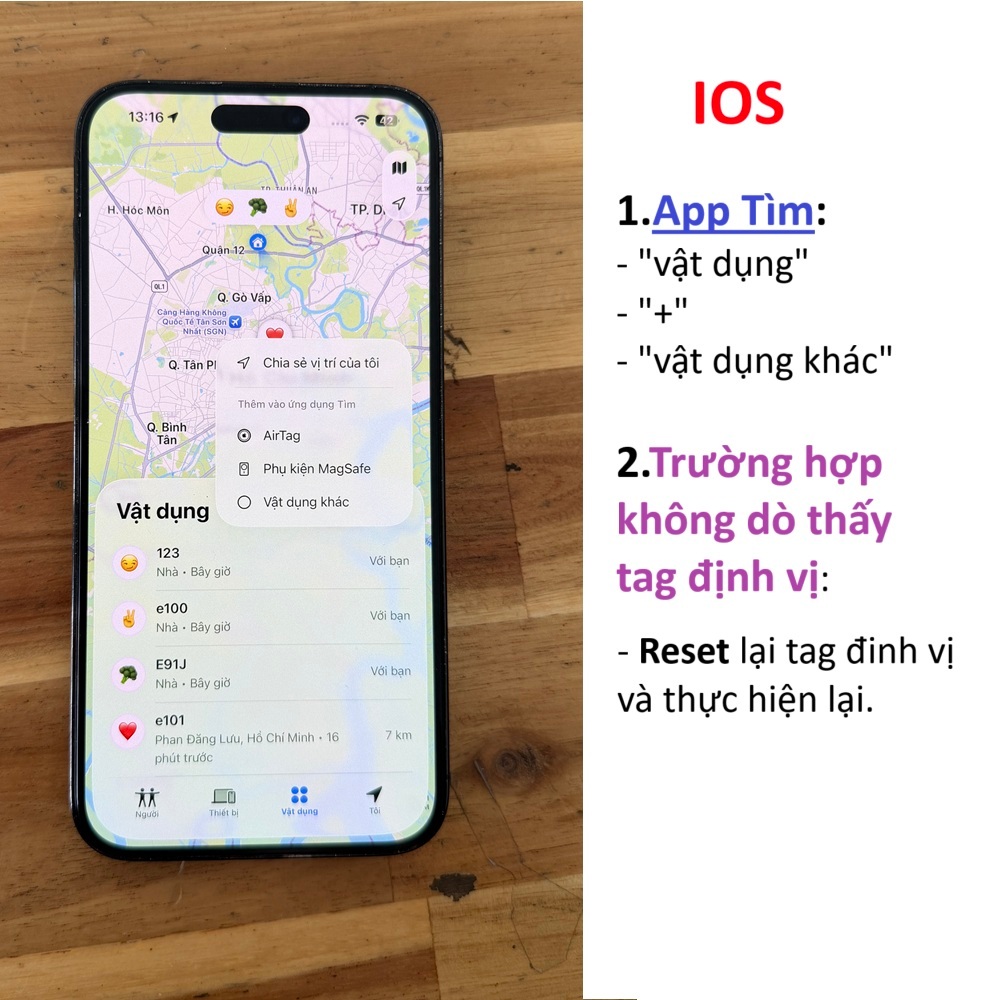 Thiết bị định vị Hoco E101 (Hổ trợ IOS và Android)