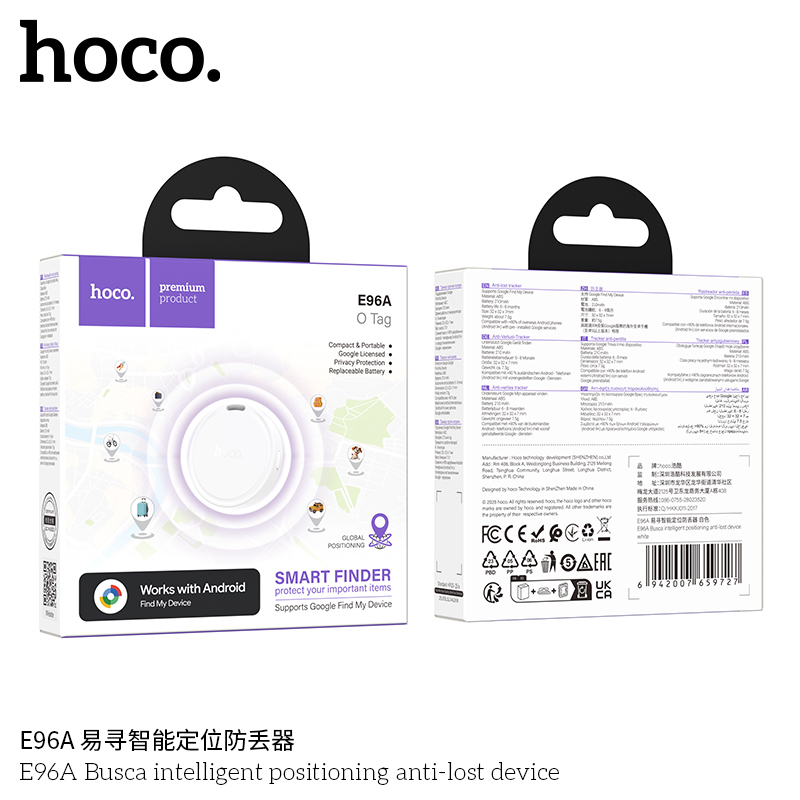 Thiết bị Định vị Hoco E96A tròn