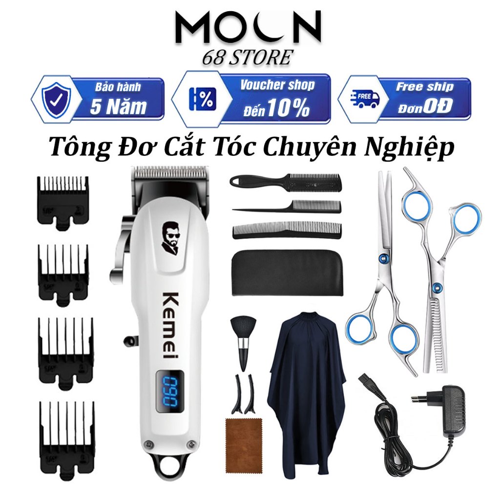 Tông Đơ Căt Tóc LCD Kemei KM-232. CG 1