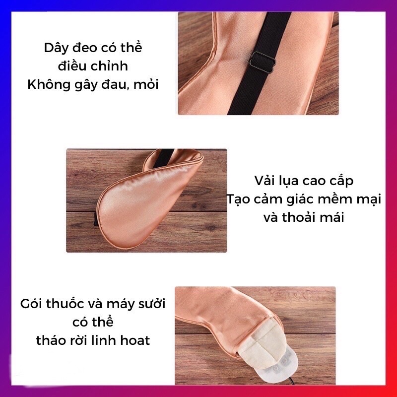 Túi chườm nóng lạnh massage mắt thảo dược bằng điện