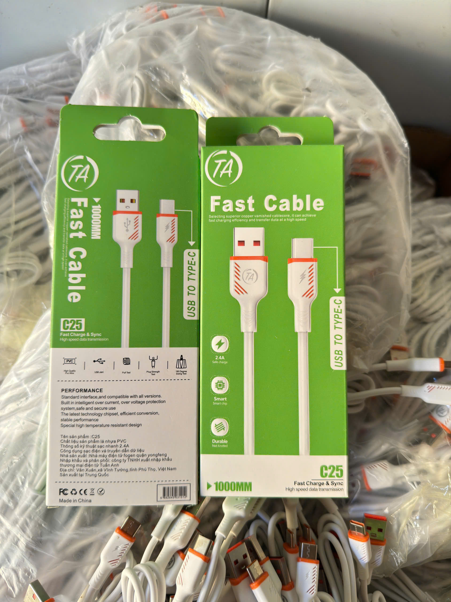 Cáp sạc USB-TypeC TA C25 30k