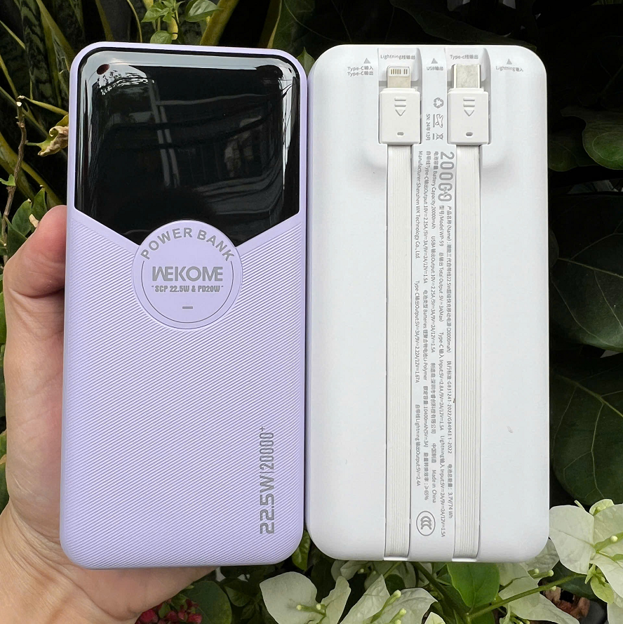 Sạc dự phòng Wekome WP-59 20.000mah 22.5w