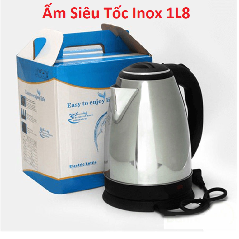 Ấm Siêu Tốc Inox 1L8. DP