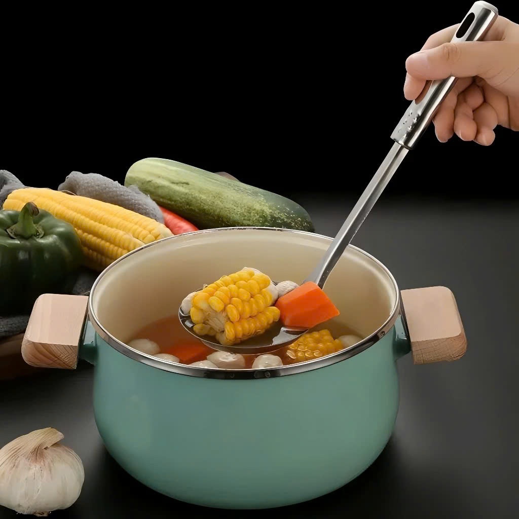 Vá (Đặc) Múc Canh Inox 9.5x31