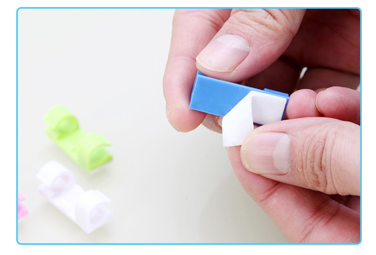 Vỉ 20 Nút Giữ Cố định Dây điện, Dây Cáp Sạc