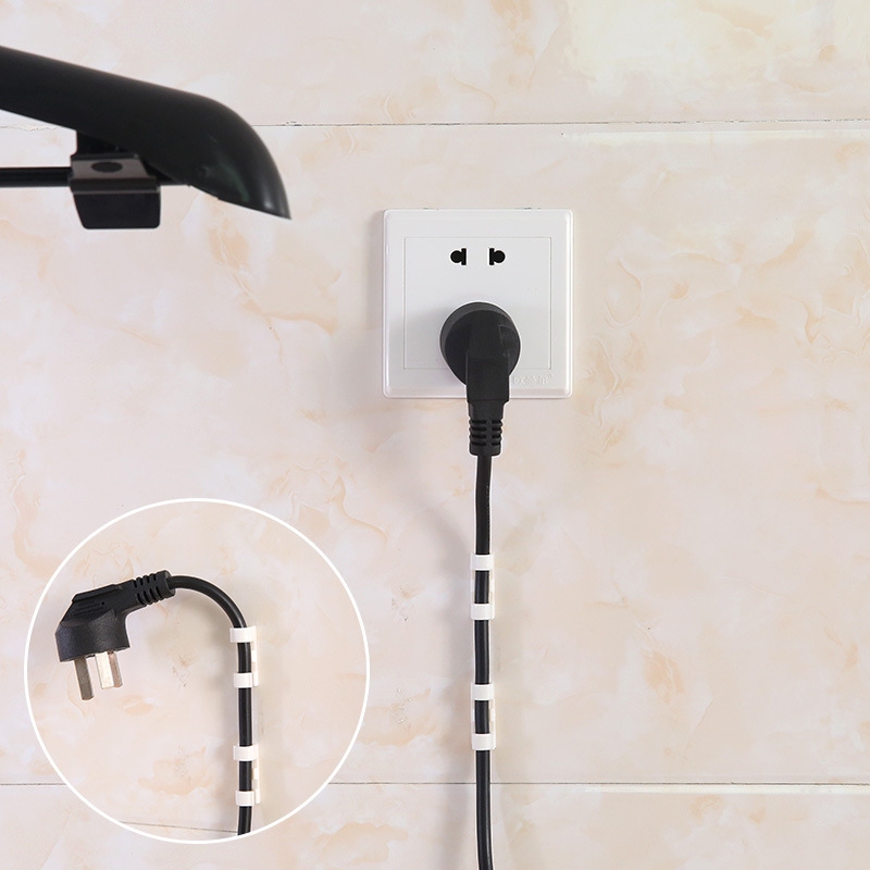 Vỉ 20 Nút Giữ Cố định Dây điện, Dây Cáp Sạc