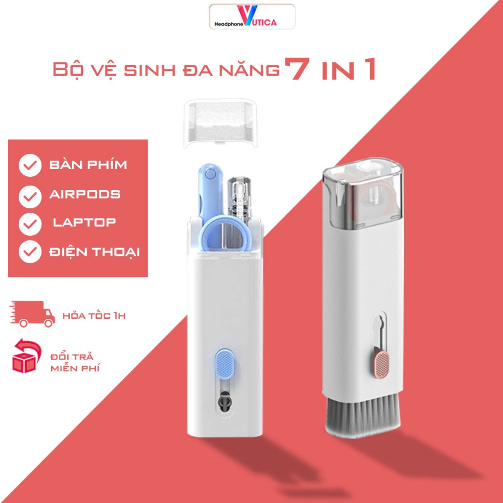 Bộ Dụng Cụ Vệ Sinh Laptop, Tai nghe 7 Trong 1
