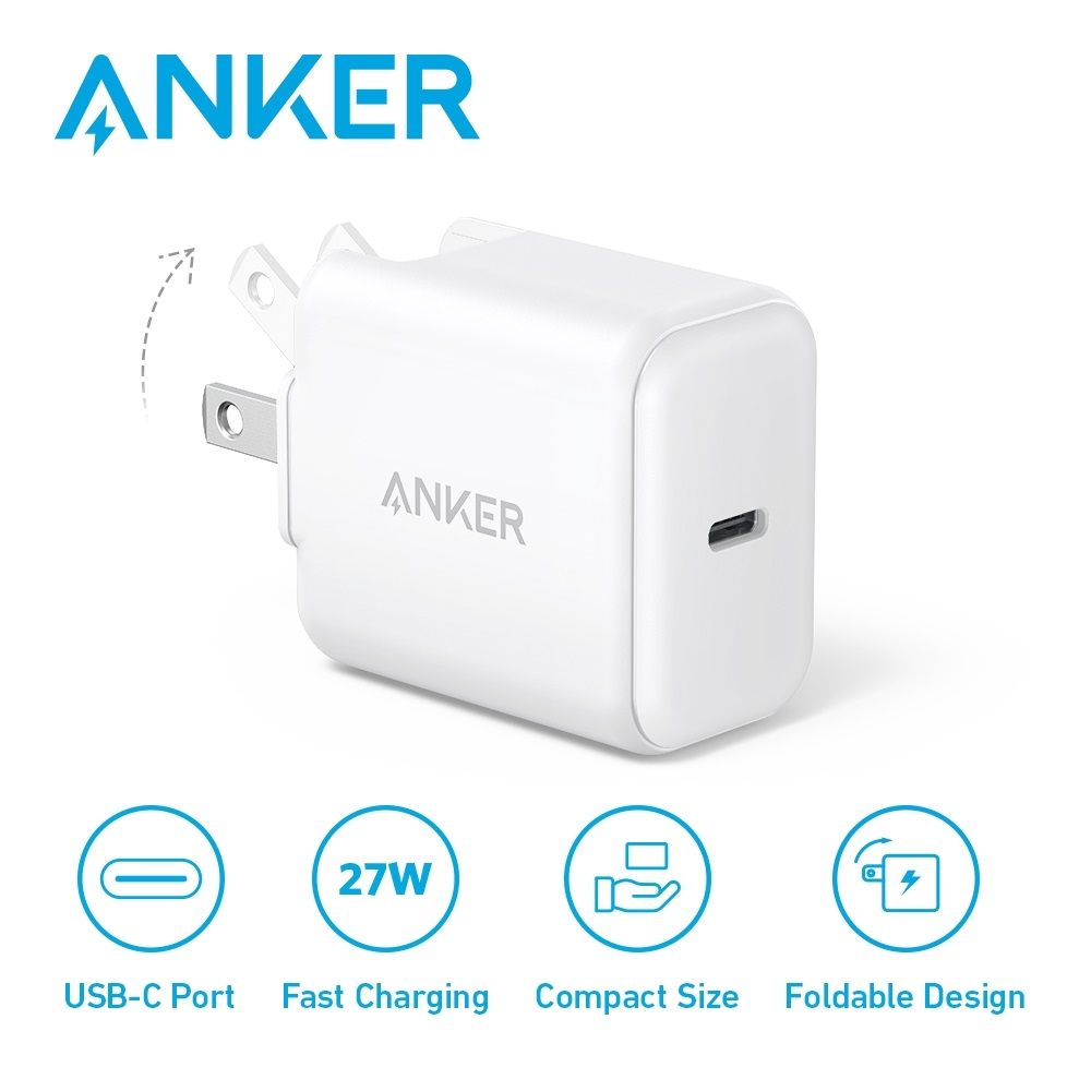Cốc sạc TypeC Anker 27w 1C  TypeC