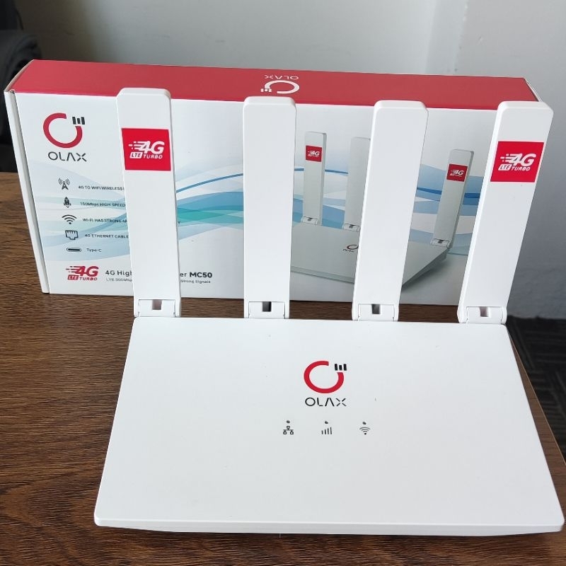 Cục modem Phát Wifi Dùng Sim 4G Olax MC50 (4 Anten) dạng modem Trọng ...