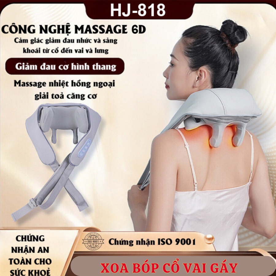 Máy Massage Cổ vai gáy 6D HJ-818