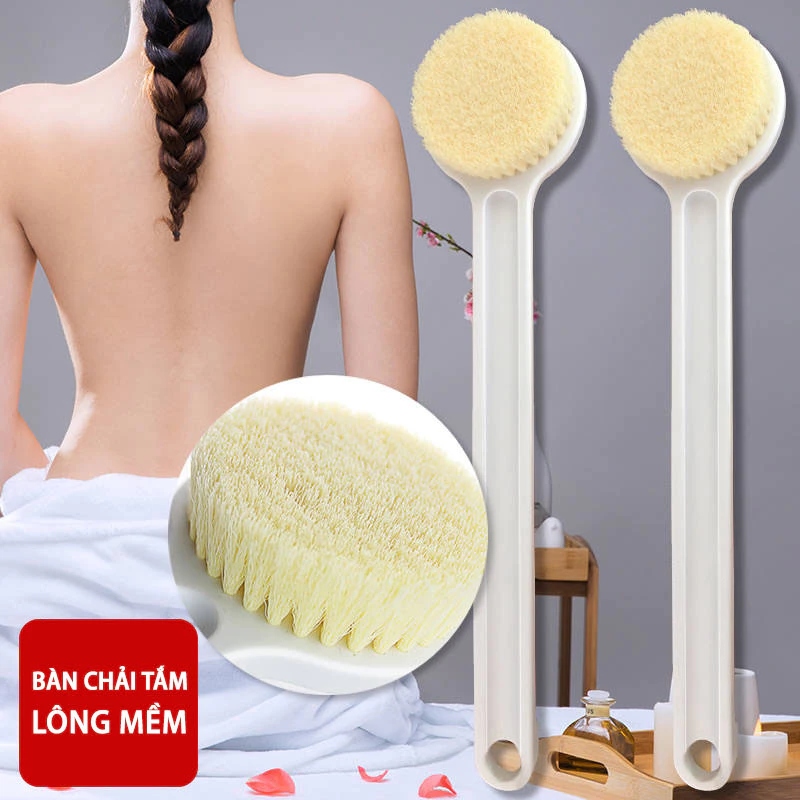 Cọ Tắm, Bàn Chải Kì Lưng Tẩy Tế Bào Chết Mềm Mịn