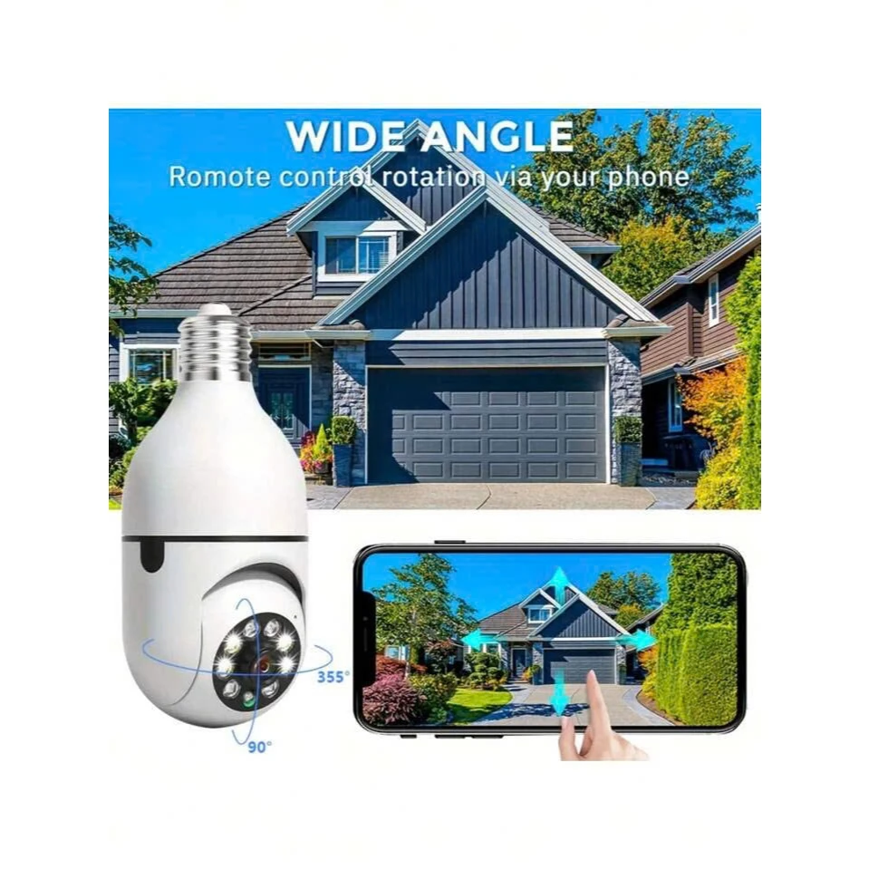 Camera Wifi Yoosee 8177 đuôi đèn trong nhà