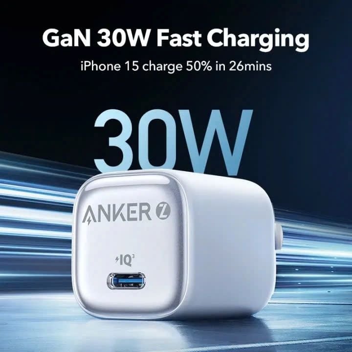 Cốc sạc TypeC Anker Zolo 1C 30W_A2698111